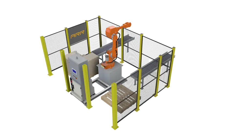 Robotic picking and packing cell from Automation & Robot Rental Systems
