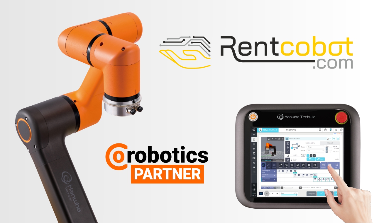 HCR collaborative robot available through CoRobotics and RentCobot